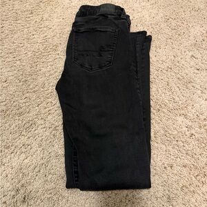 American Eagle Outfitters Black Skinny Jeans 6 Long
